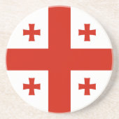 Dessous De Verre En Grès Drapeau de Géorgie (Devant)