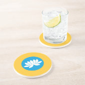 Dessous De Verre En Grès Drapeau de Kalmoukie (Côté)