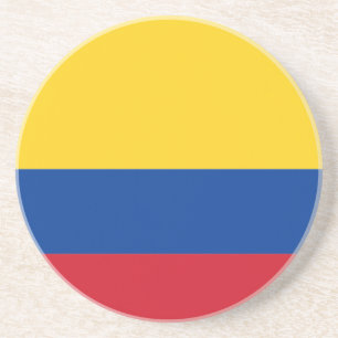 Dessous De Verre En Grès Drapeau de la Colombie
