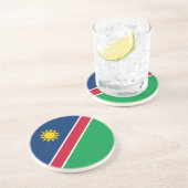 Dessous De Verre En Grès Drapeau de la Namibie (Côté)