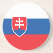 Dessous De Verre En Grès Drapeau de la Slovaquie (Devant)