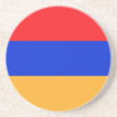 Dessous De Verre En Grès Drapeau de l'Arménie (Devant)