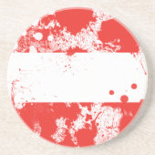 Dessous De Verre En Grès Drapeau de l'Autriche (Devant)
