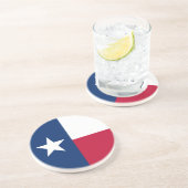 Dessous De Verre En Grès Drapeau de l'État du Texas (Côté)