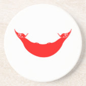 Dessous De Verre En Grès Drapeau de l'île de Pâques (Devant)