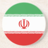 Dessous De Verre En Grès Drapeau de l'Iran (Devant)
