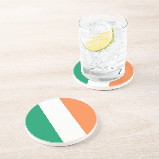 Dessous De Verre En Grès Drapeau de l'Irlande (Côté)