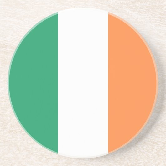 Dessous De Verre En Grès Drapeau de l'Irlande (Devant)