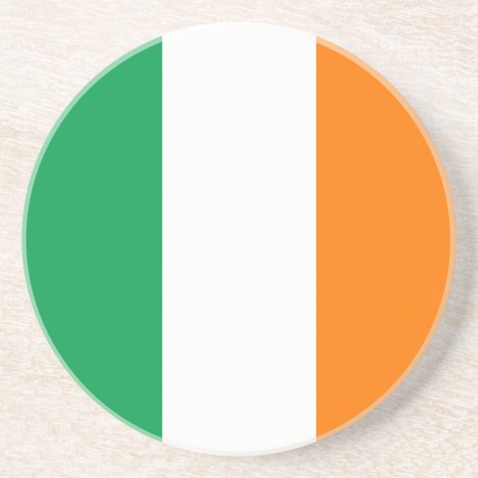 Dessous De Verre En Grès Drapeau de l'Irlande (Devant)