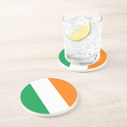 Dessous De Verre En Grès Drapeau de l'Irlande (Côté)