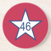 Dessous De Verre En Grès Drapeau De L'Oklahoma (Devant)