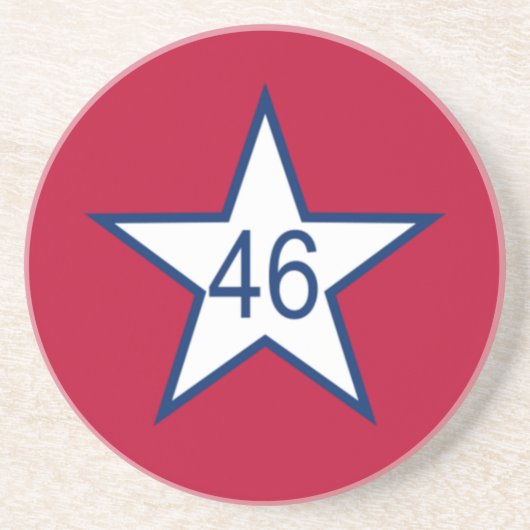 Dessous De Verre En Grès Drapeau De L'Oklahoma (Devant)