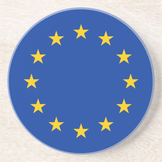 Dessous De Verre En Grès Drapeau de l'Union européenne (Devant)