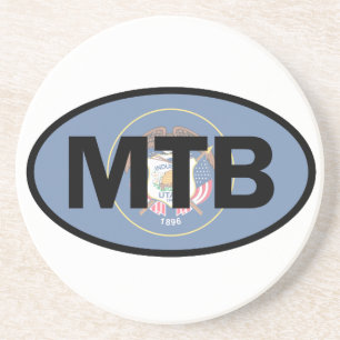 Dessous De Verre En Grès Drapeau de l'Utah VTT