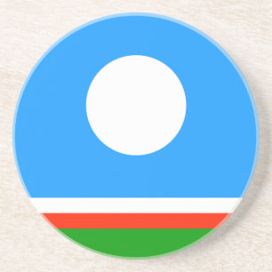 Dessous De Verre En Grès Drapeau de Sakha