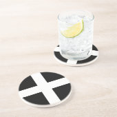 Dessous De Verre En Grès Drapeau des Cornouailles (Côté)