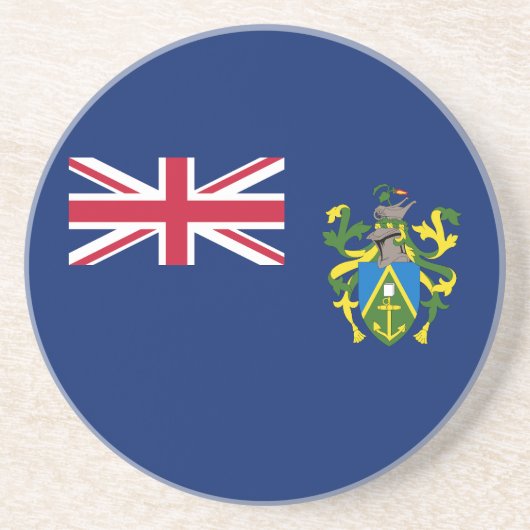 Dessous De Verre En Grès Drapeau des îles Pitcairn (Devant)