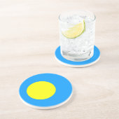 Dessous De Verre En Grès Drapeau des Palaos (Côté)