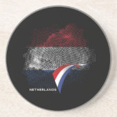 Dessous De Verre En Grès Drapeau des Pays-Bas (Devant)