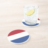 Dessous De Verre En Grès Drapeau des Pays-Bas (Côté)