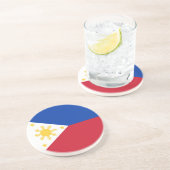 Dessous De Verre En Grès drapeau des Philippines (Côté)