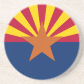 Dessous De Verre En Grès Drapeau d'État de l'Arizona (Devant)