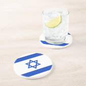 Dessous De Verre En Grès Drapeau d'Israël (Côté)