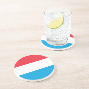 Dessous De Verre En Grès Drapeau du Luxembourg