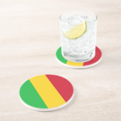 Dessous De Verre En Grès Drapeau du Mali (Côté)