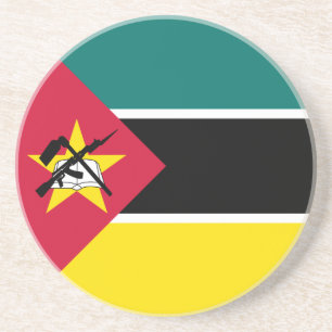 Dessous De Verre En Grès Drapeau du Mozambique