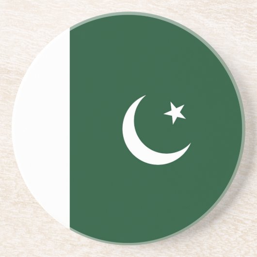 Dessous De Verre En Grès Drapeau du Pakistan (Devant)