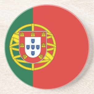 Dessous De Verre En Grès Drapeau du Portugal
