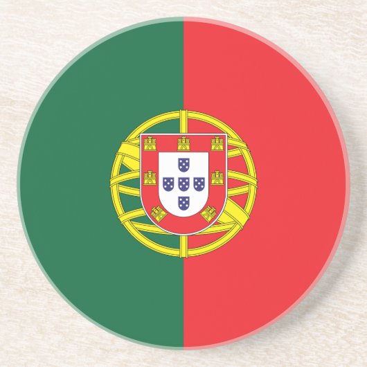 Dessous De Verre En Grès Drapeau du Portugal (Devant)