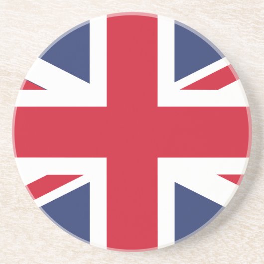 Dessous De Verre En Grès Drapeau du Royaume-Uni (Devant)