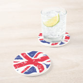 Dessous De Verre En Grès Drapeau du Royaume-Uni (Côté)