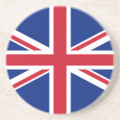 Dessous De Verre En Grès Drapeau du Royaume-Uni (Devant)