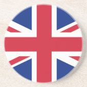 Dessous De Verre En Grès Drapeau du Royaume-Uni (Devant)