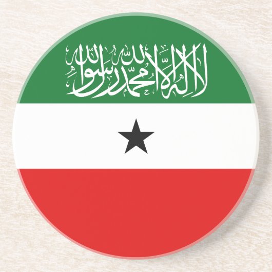 Dessous De Verre En Grès Drapeau du Somaliland (Devant)