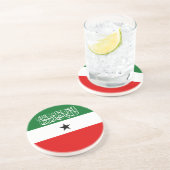 Dessous De Verre En Grès Drapeau du Somaliland (Côté)