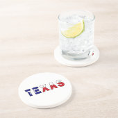 Dessous De Verre En Grès Drapeau du Texas (Côté)