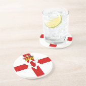 Dessous De Verre En Grès Drapeau d'ulster d'Irlande du Nord (Côté)