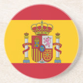 Dessous De Verre En Grès Drapeau espagnol (Devant)