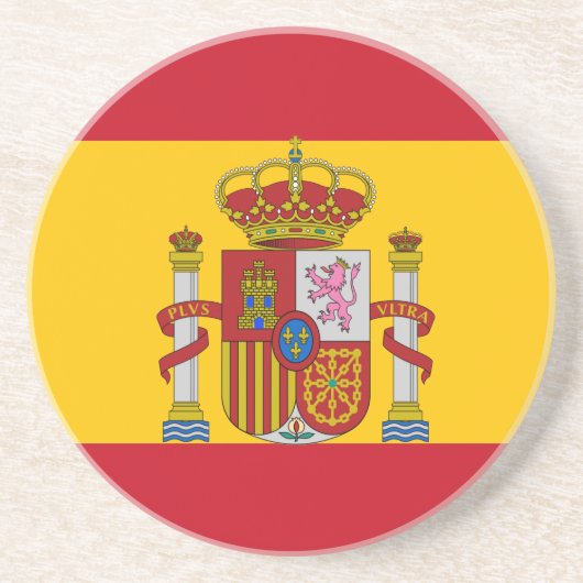Dessous De Verre En Grès Drapeau espagnol (Devant)
