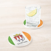 Dessous De Verre En Grès Drapeau irlandais DeBryan (Côté)