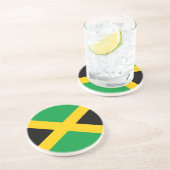 Dessous De Verre En Grès Drapeau jamaïcain (Côté)