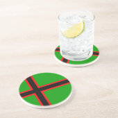 Dessous De Verre En Grès Drapeau national de Carélie (Côté)