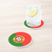 Dessous De Verre En Grès Drapeau Portugal (Côté)