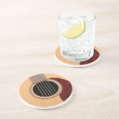 Dessous De Verre En Grès Dreadnoud Acoustique 6 cordes Guitare (Côté)