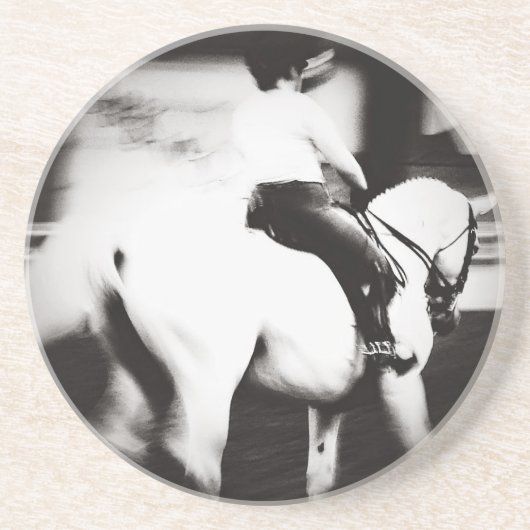 Dessous De Verre En Grès Dressage (Devant)