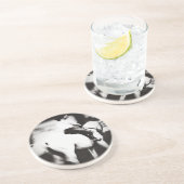 Dessous De Verre En Grès Dressage (Côté)